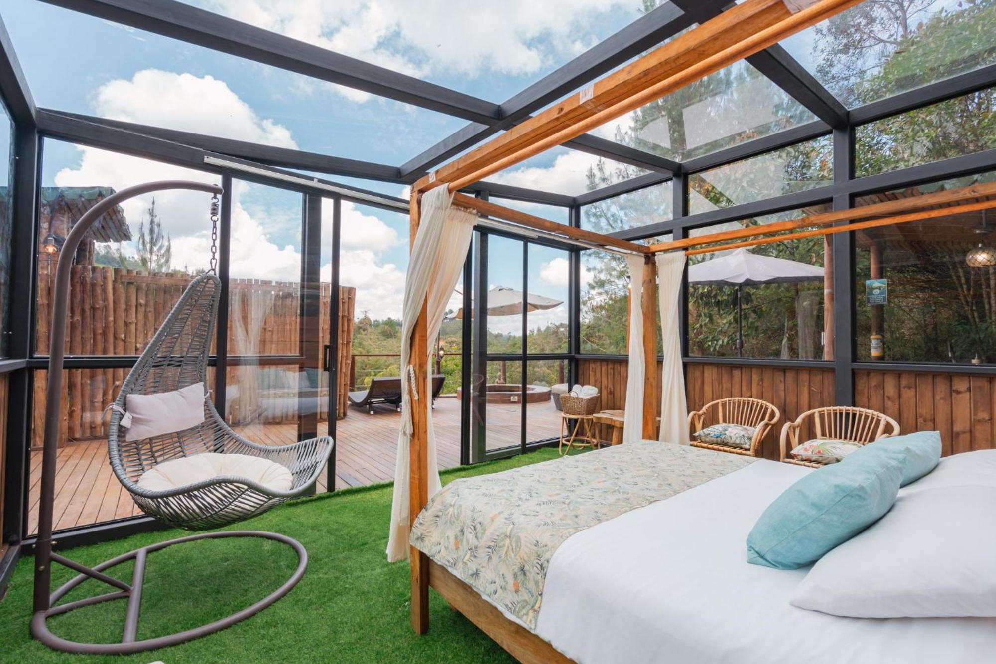 BubbleSky Glamping 40 min from Medellin Hotell El Retiro  Eksteriør bilde